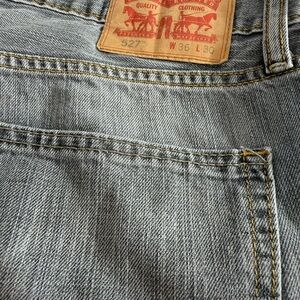 Levi's Men's 527 Classic Gray Slim Straight Jeans 36x30